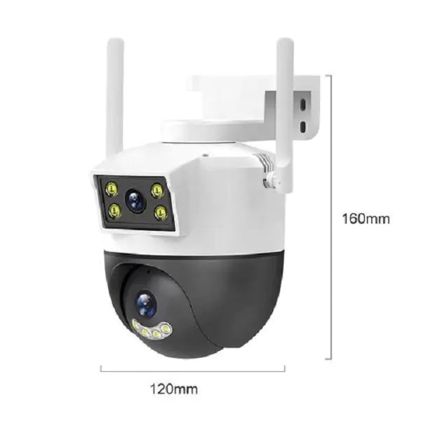 H1-A Dual Lens Wifi PTZ Wireless Waterproof Security Camera