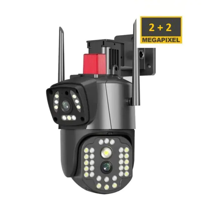 V10 Siren 2MP Dual Lens PTZ IP Camera – Smart Security with Ultra HD Clarity